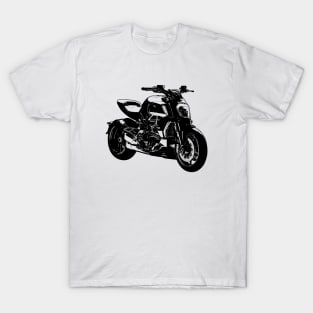 Diavel 1260S Bike Sketch Art T-Shirt